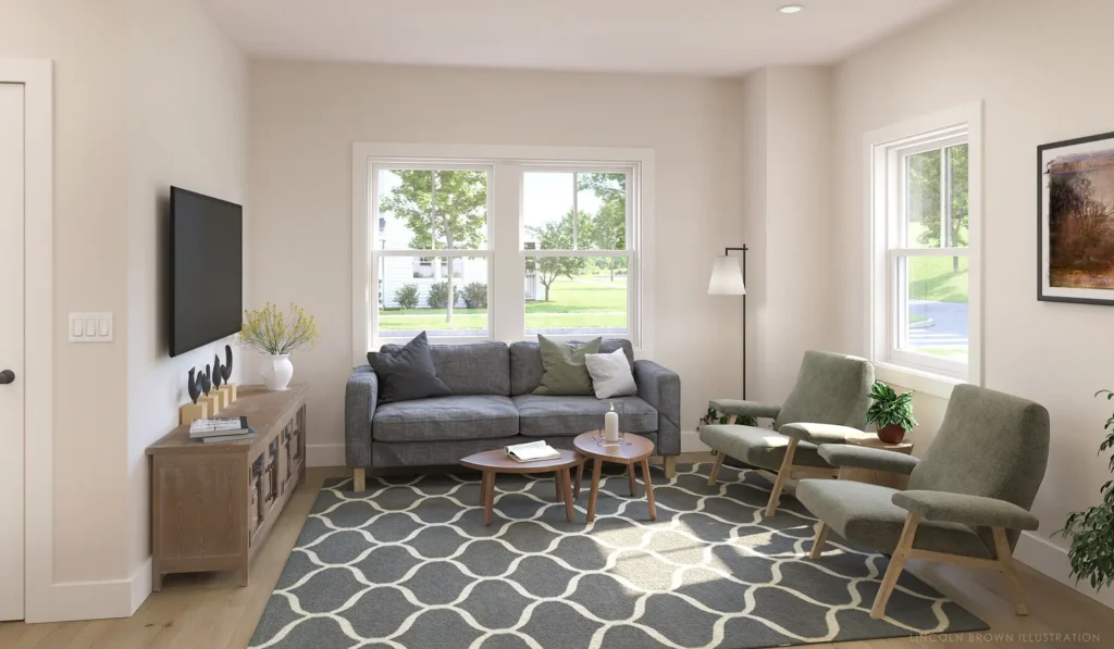stonecrop-meadows-duplex-first-floor-living-room-rendering