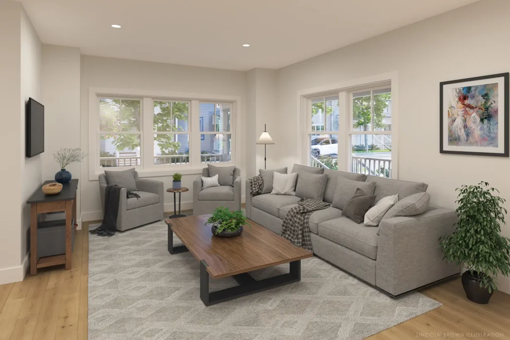 stonecrop-meadows-townhome-living-room-rendering-hardwood-floors